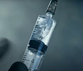 Лечение зависимости от тропикамида в Апшеронске Шприц с жидкостью